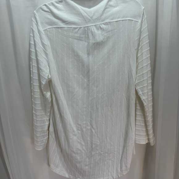 White Zip-Up Jacket - Picture 2 of 5